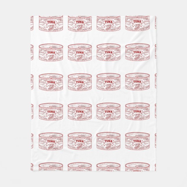 Thunfischdose Fleecedecke (Vorderseite)