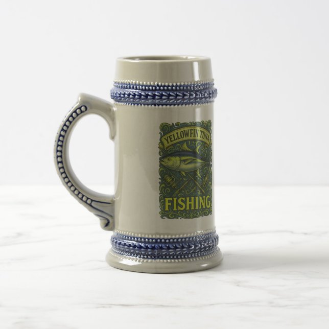 Thunfischfang Bierglas (Links)