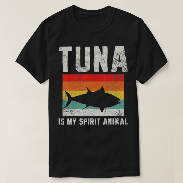 Thunfischfang - Retro Vintag T-Shirt (Design vorne)