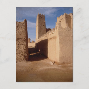 Thunyan Palace, Altstadt, Najd, Saudi-Arabien Postkarte
