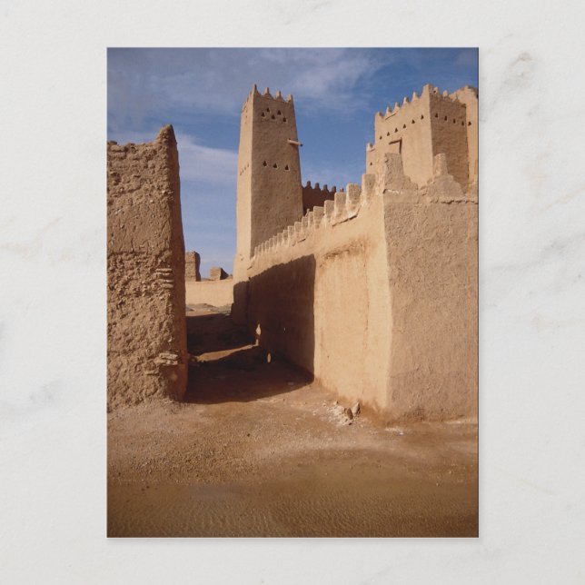 Thunyan Palace, Altstadt, Najd, Saudi-Arabien Postkarte (Vorderseite)