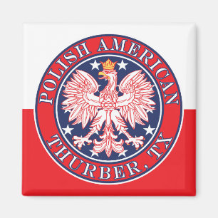 Thurber Texas Polnischer Adler Magnet