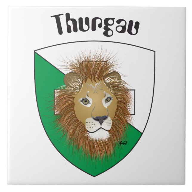 Thurgau Schweiz Fliese (Vorderseite)