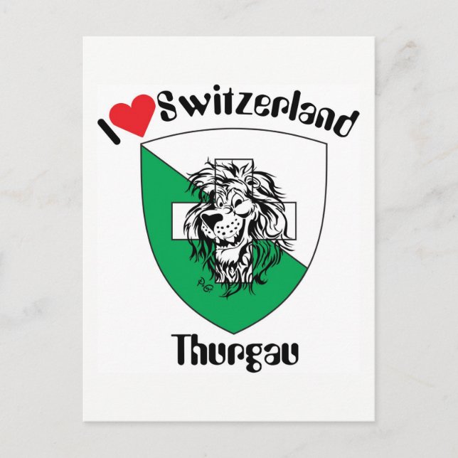 Thurgau Schweiz Postkarte (Vorderseite)