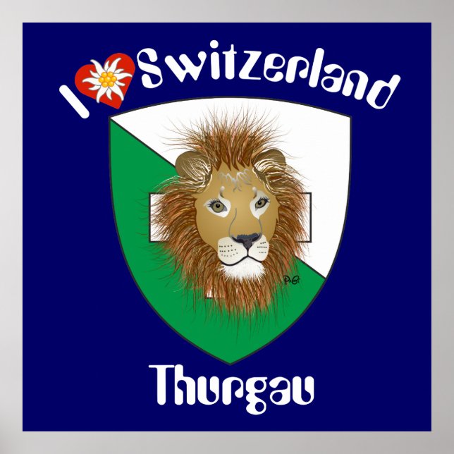 Thurgau Schweiz Schweiz Poster (Vorne)