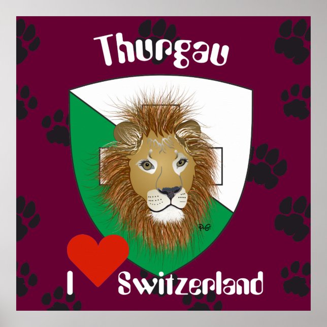 Thurgau Schweiz Schweiz Poster (Vorne)