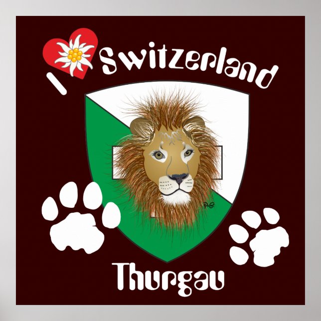 Thurgau Schweiz Schweiz Poster (Vorne)