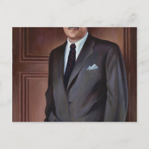 Thurgood Marshall Portrait by Betsy Graves Reyneau Postkarte
