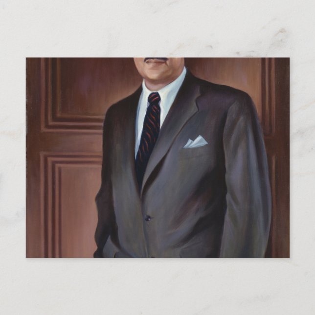 Thurgood Marshall Portrait by Betsy Graves Reyneau Postkarte (Vorderseite)