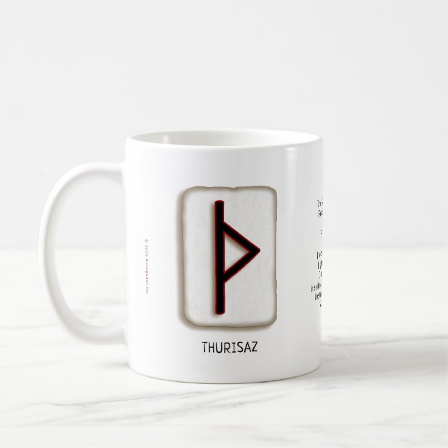 Thurisaz RuneStone 11 oz. Tasse (Links)