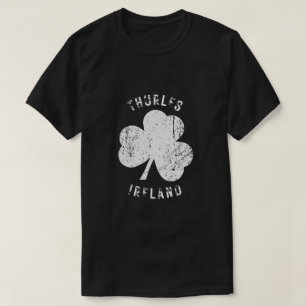 Thurles Tipperary Irland Kleeblatt gestört aussehe T-Shirt