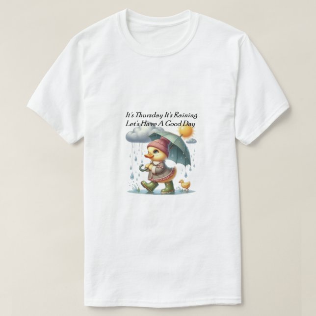 Thursday Raining. T-Shirt (Design vorne)