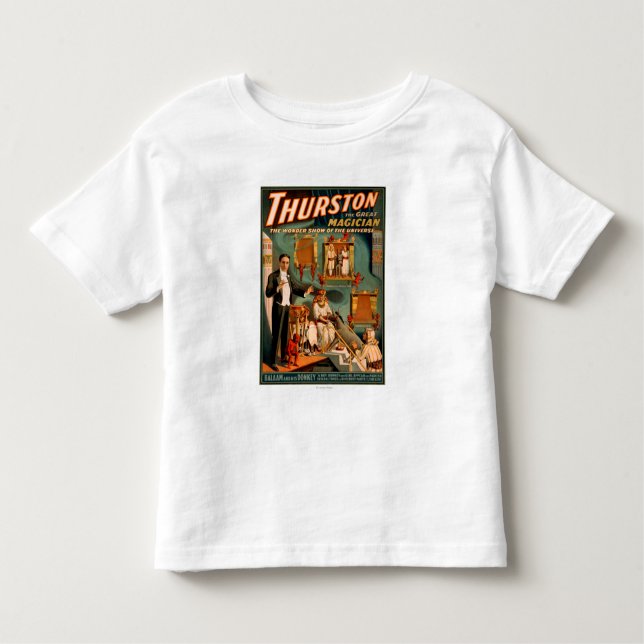Thurston - Dämonen u. Esel verschwinden Kleinkind T-shirt (Vorderseite)