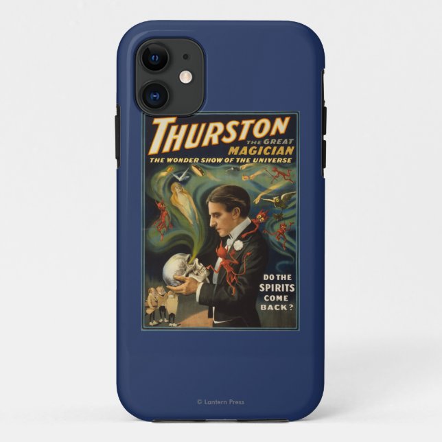 Thurston der große Magier, der Schädel magisch Case-Mate iPhone Hülle (Rückseite)