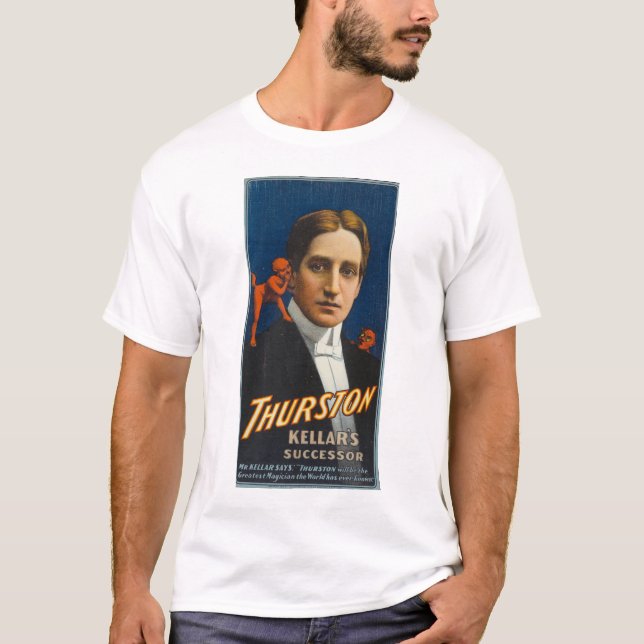 Thurston der große Zauberer, Kellars Nachfolger. T-Shirt (Vorderseite)