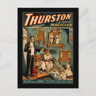 Thurston, der große Zauberkünstler Postkarte