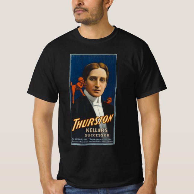 Thurston, Kellars Nachfolger-Magic-Poster T-Shirt (Vorderseite)