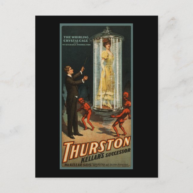 Thurston Kellars Nachfolger Postkarte (Vorderseite)