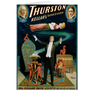 Thurston ~ Kellars Nachfolger-Vintage magische Tat