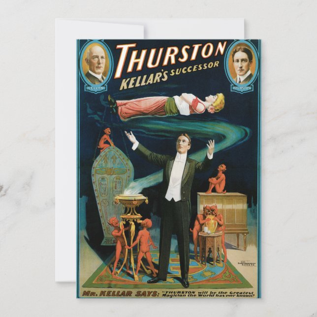 Thurston, Kellers Nachfolger Vintager Magier (Vorderseite)