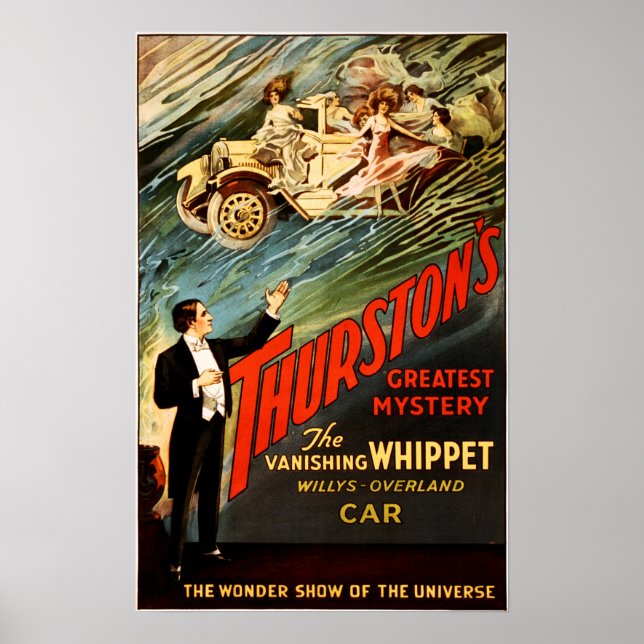 Thurston Magic Show Theater Vintage Poster Advert (Vorne)