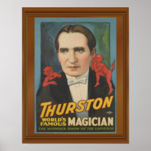 Thurston Magier Magie Wunder Show Poster