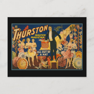 Thurston, Magier Postkarte