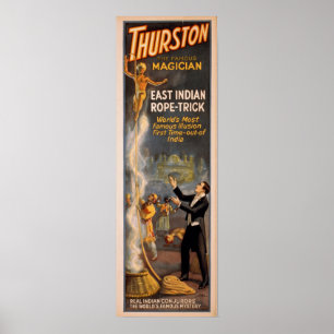 THURSTON MagierIllusionist VARIETÉ Plakat