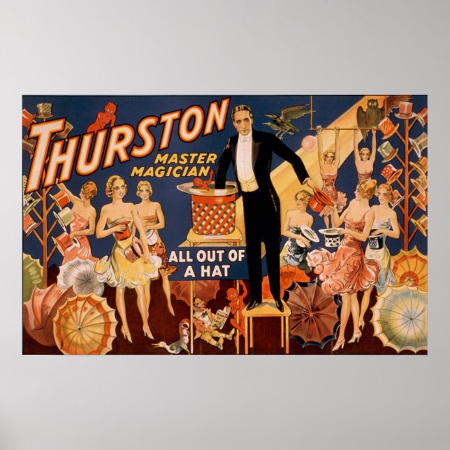 Thurston Master Magician Poster (Vorne)