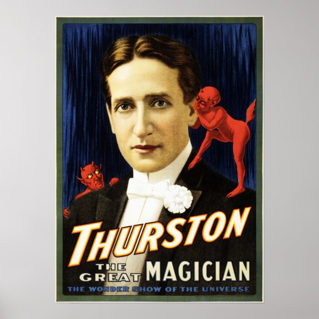 THURSTON The Great Magician Retro American Theater Poster (Vorne)