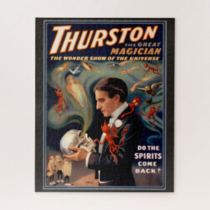 Thurston The Magician Puzzle Vintage Poster
