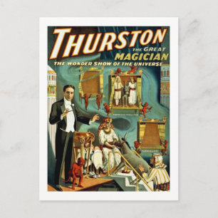 Thurston the Magician - The Wonder Show Postkarte
