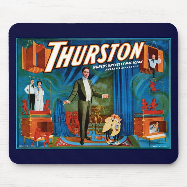 Thurston ~ Weltgrößter Magier Mousepad (Vorne)