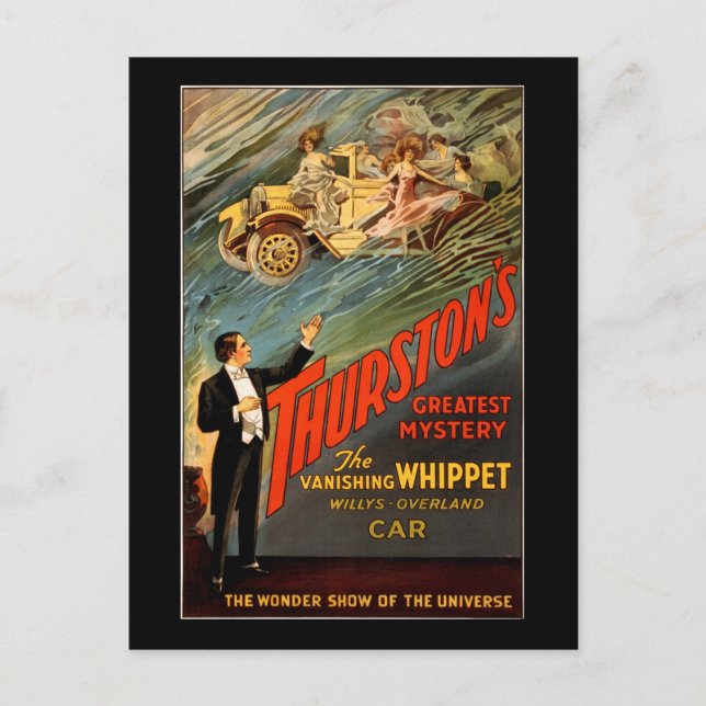 Thurstons bestes Rätsel Postkarte (Vorderseite)