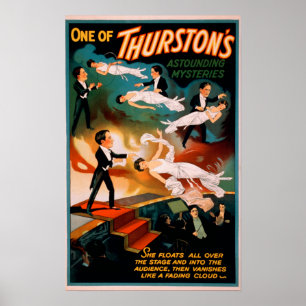 Thurstons erstaunliches Geheimnis-Magie-Plakat Poster