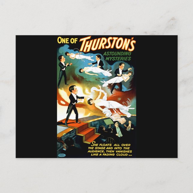 Thurstons erstaunliches Mysterium! Postkarte (Vorderseite)