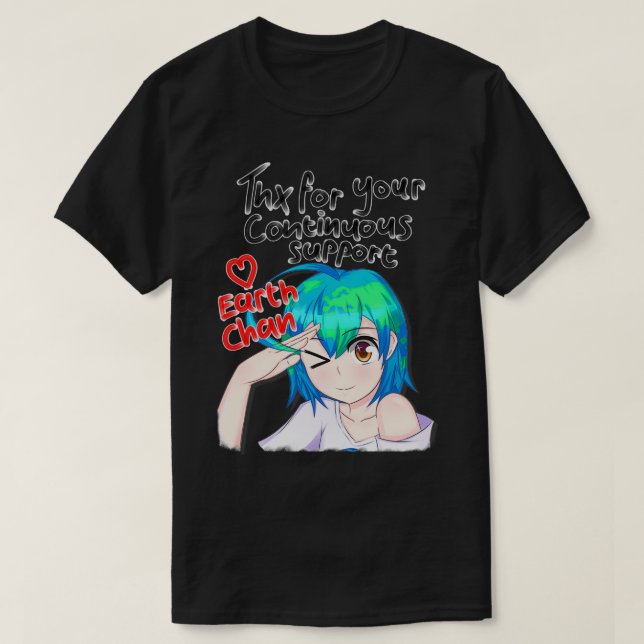 Thx Earth Chan T-Shirt (Design vorne)