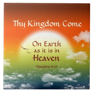 Thy Jenseits auf Erde wie im Himmel, Bibel Fliese