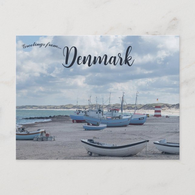 Thy Nationalpark in Dänemark Postkarte (Vorderseite)