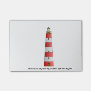 Thy Wort ist eine Lampe Post-it Klebezettel