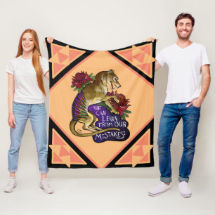 Thylacine Wir können lernen Fleecedecke