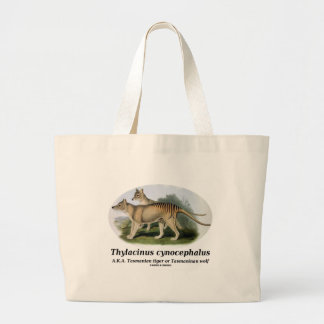 Thylacinus Cynocephalus (tasmanischer Tiger oder Jumbo Stoffbeutel