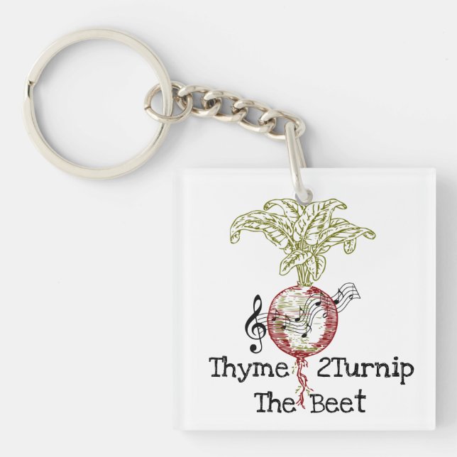 Thyme 2Turnip Schlüsselanhänger (Vorderseite)