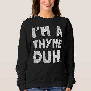 Thyme Halloween Costume Boy Girl Kids Kraut Sweatshirt