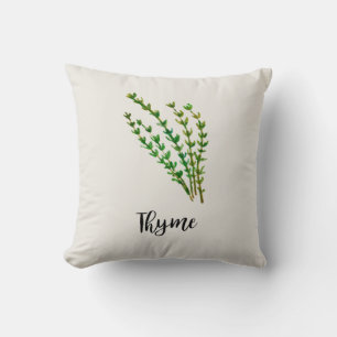 Thyme Herb Garden Throw Kissen