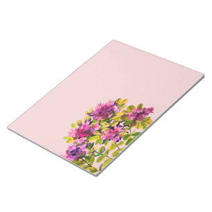Thyme mit Aquarelltafel bemalt Notizblock