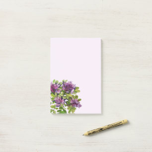Thyme mit Aquarelltafel bemalt Post-it Klebezettel