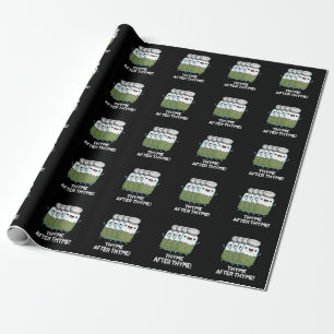 Thyme nach Thyme Funny Herb Pun Dark BG Geschenkpapier