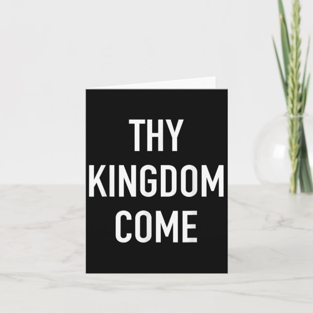 Thymian Come - Christlich Life Bible Faith Quot Karte (Vorderseite)