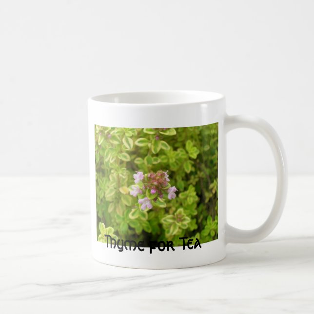 Thymian für Tee-Tasse Kaffeetasse (Rechts)